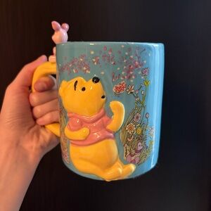 Winnie the Pooh Blue and Yellow Mug